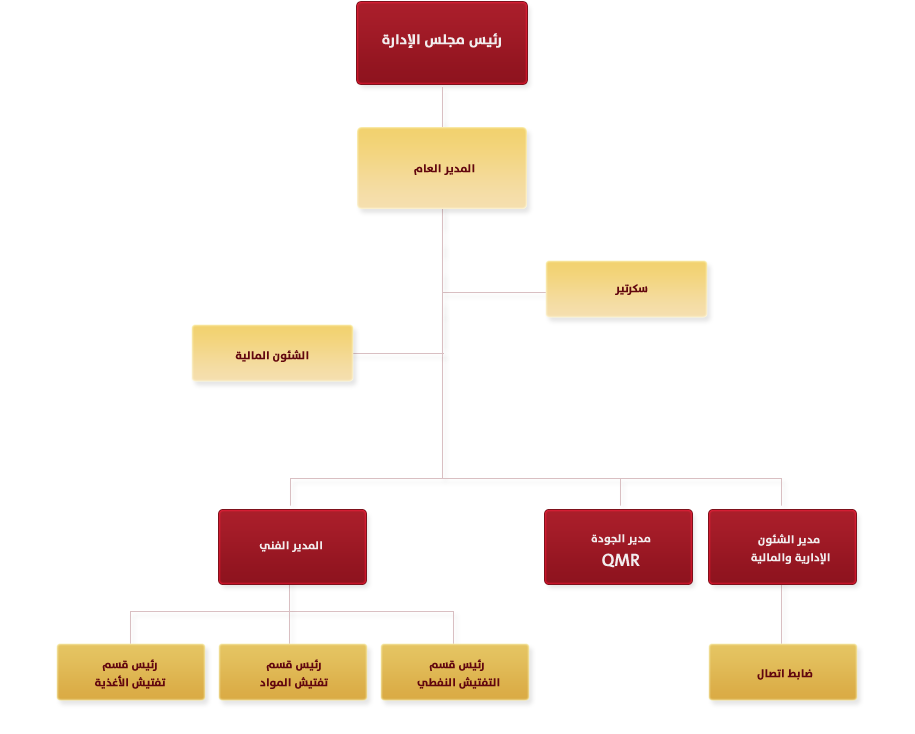 الهيكل التنظيمي